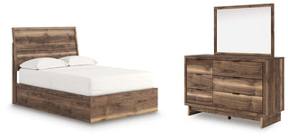 Chirason Full Panel Platform Bed, Dresser and Mirror