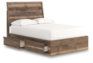 Chirason Full Panel Storage Bed, Dresser and Mirror