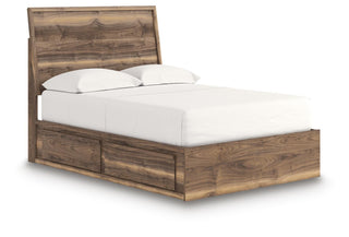 Chirason Full Panel Storage Bed, Dresser and Mirror