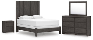 Fraluna Queen Panel Bed, Dresser, Mirror, and Nightstand