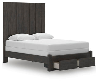 Fraluna Queen Panel Storage Bed, Dresser and Mirror