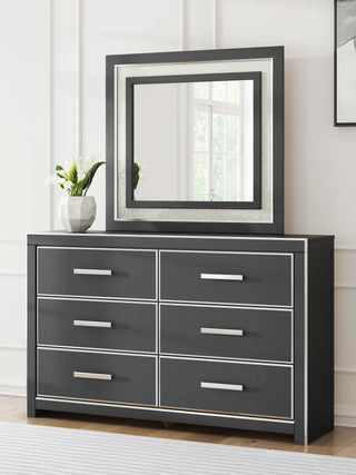 Zuraleus King Upholstered Bed, Dresser, Mirror and 2 Nightstands