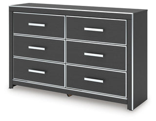 Zuraleus Queen Upholstered Bed, Dresser and Nightstand
