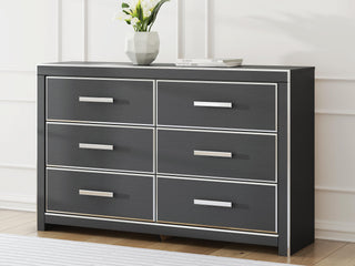Zuraleus Queen Upholstered Bed, Dresser and Nightstand