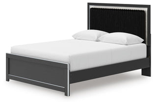 Zuraleus Queen Upholstered Bed, Dresser, Mirror and Nightstand