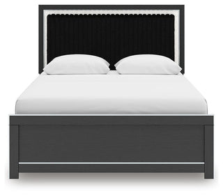 Zuraleus Upholstered Panel Platform Bed