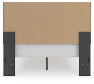 Zuraleus Queen Upholstered Panel Platform Storage Bed, Dresser and Mirror