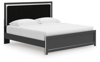 Zuraleus Upholstered Panel Platform Bed