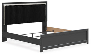 Zuraleus King Panel Bed, Dresser, Mirror and Nightstand