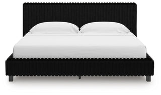 Zuraleus King Upholstered Bed, Dresser, Mirror and 2 Nightstands