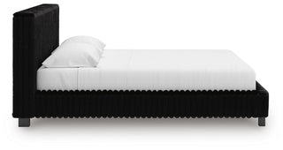 Zuraleus King Upholstered Bed, Dresser, Mirror and 2 Nightstands