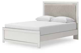 Zuraleus Upholstered Panel Platform Bed