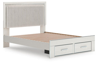 Zuraleus Queen Storage Bed, Dresser, Mirror and Nightstand