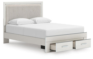 Zuraleus Upholstered Panel Platform Storage Bed