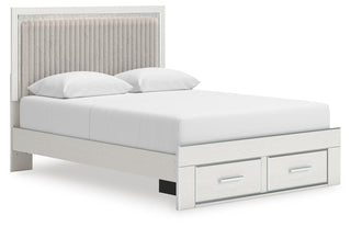 Zuraleus Upholstered Panel Platform Storage Bed