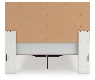 Zuraleus Queen Upholstered Panel Platform Storage Bed, Dresser and Mirror
