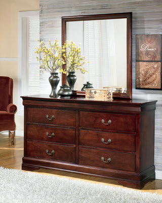 Alisdair Full Sleigh Bed, Dresser, Mirror, Chest and 2 Nightstands