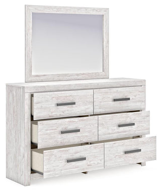 Cayboni Queen Panel Bed, Dresser, Mirror and Nightstand