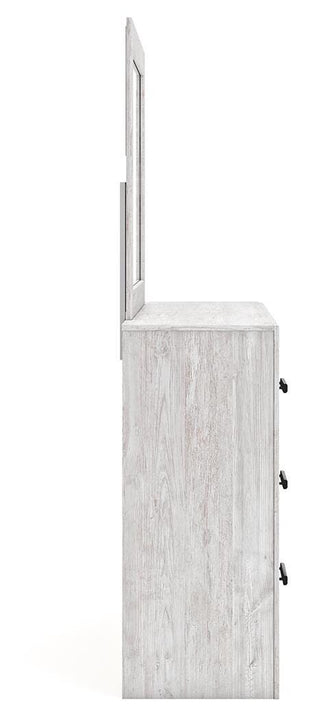 Cayboni King Panel Bed, Dresser, Mirror, Chest and 2 Nightstands