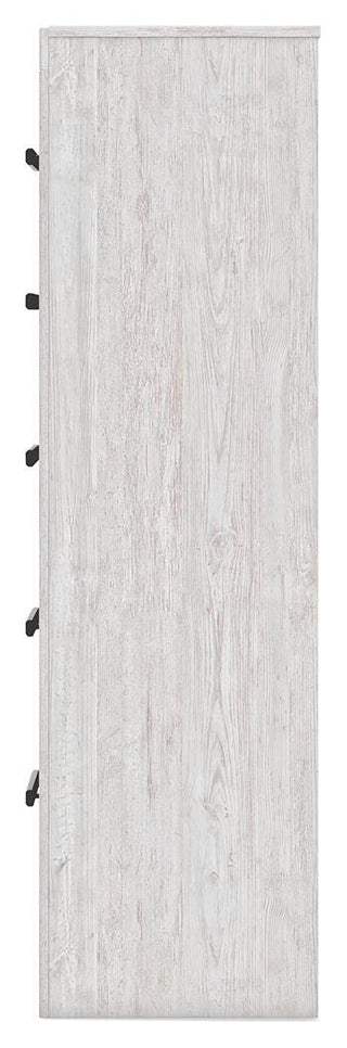 Cayboni King Panel Bed, Dresser, Mirror, Chest and 2 Nightstands