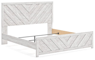 Cayboni King Panel Bed, Dresser and Nightstand