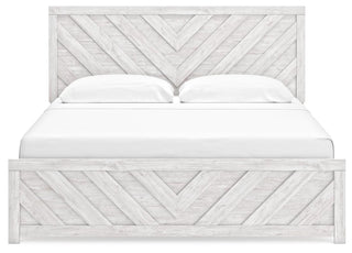 Cayboni King Panel Bed, Dresser, Mirror, Chest and 2 Nightstands