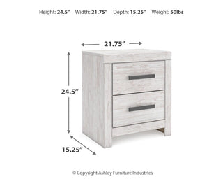 Cayboni Full Panel Bed, Dresser and Nightstand
