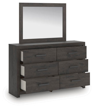 Prendonea Twin Panel Bed, Dresser and Mirror