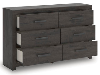 Prendonea King Panel Bed, Dresser and 2 Nightstands
