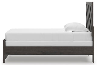 Prendonea Twin Panel Bed, Dresser and Mirror