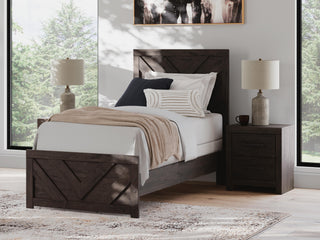 Prendonea Twin Panel Bed, Dresser and Mirror