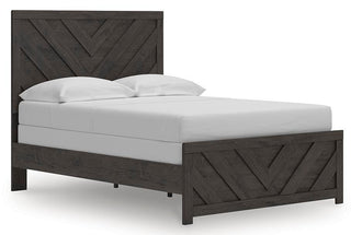 Prendonea Full Panel Bed, Dresser and Mirror