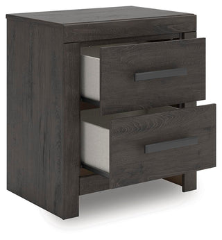 Prendonea King Panel Bed and 2 Nightstands
