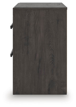 Prendonea King Panel Bed and 2 Nightstands