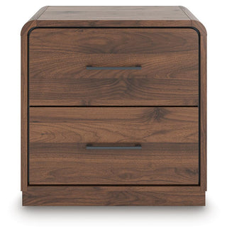Fortlorn King Panel Bed and 2 Nightstands