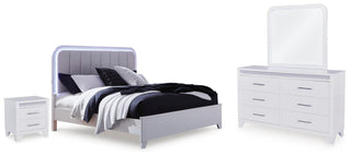 Jarlee Upholstered Panel Bed - Queen