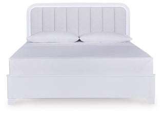 Jarlee King Panel Bed, Dresser, Mirror and Nightstand