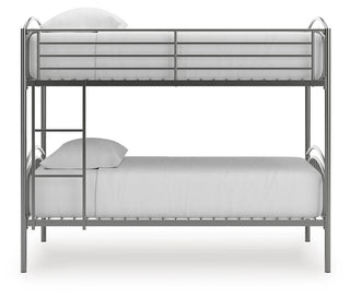 Lanceburg Twin over Twin Bunk Bed and 2 Mattresses