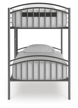 Lanceburg Twin over Twin Bunk Bed and 2 Mattresses