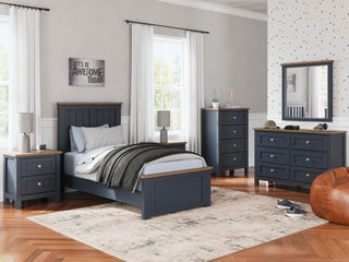 Landocken Panel Bed - Twin