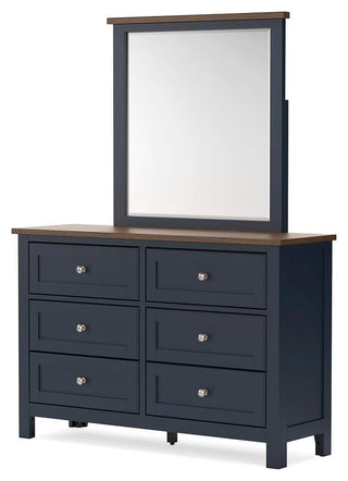 Landocken Full Panel Bed, Dresser and Mirror