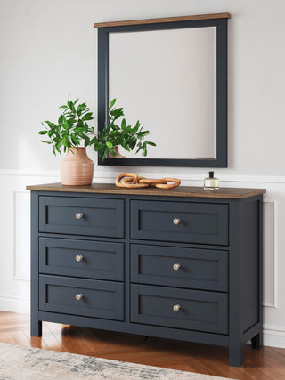 Landocken Queen Panel Bed, Dresser and Mirror