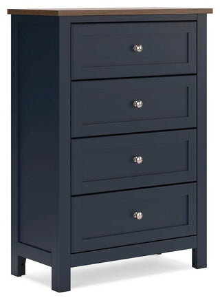 Landocken Twin Panel Bed, Chest and Nightstand