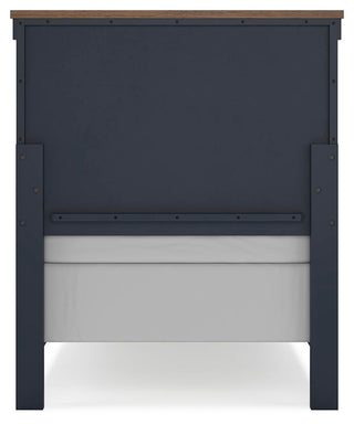 Landocken Twin Panel Bed, Dresser, Mirror and Nightstand