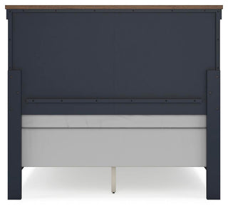 Landocken Full Panel Bed, Dresser and Mirror