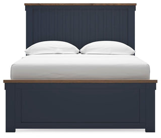 Landocken Full Panel Bed, Dresser and Mirror