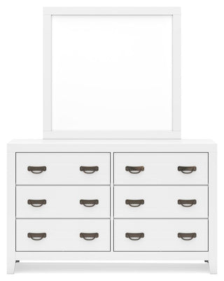 Binterglen King Panel Bed, Dresser and Mirror