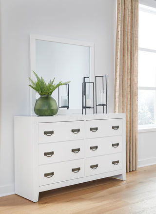 Binterglen King Panel Bed, Dresser, Mirror and Nightstand