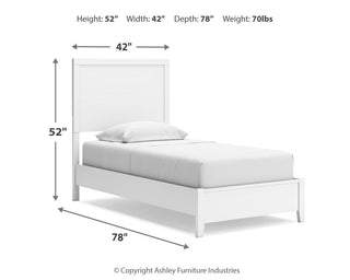 Binterglen Twin Panel Bed, Dresser, Mirror, Chest and 2 Nightstands