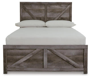 Wynnlow Queen Crossbuck Panel Bed